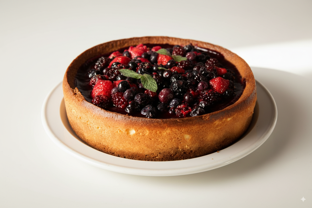 TORTA CHESSE CAKE COMPLETA